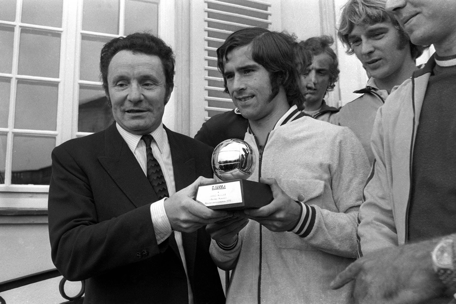 Gerd Müller erhielt 1970 die Auszeichnung als Europas Fußballer des Jahres als erster Deutscher.