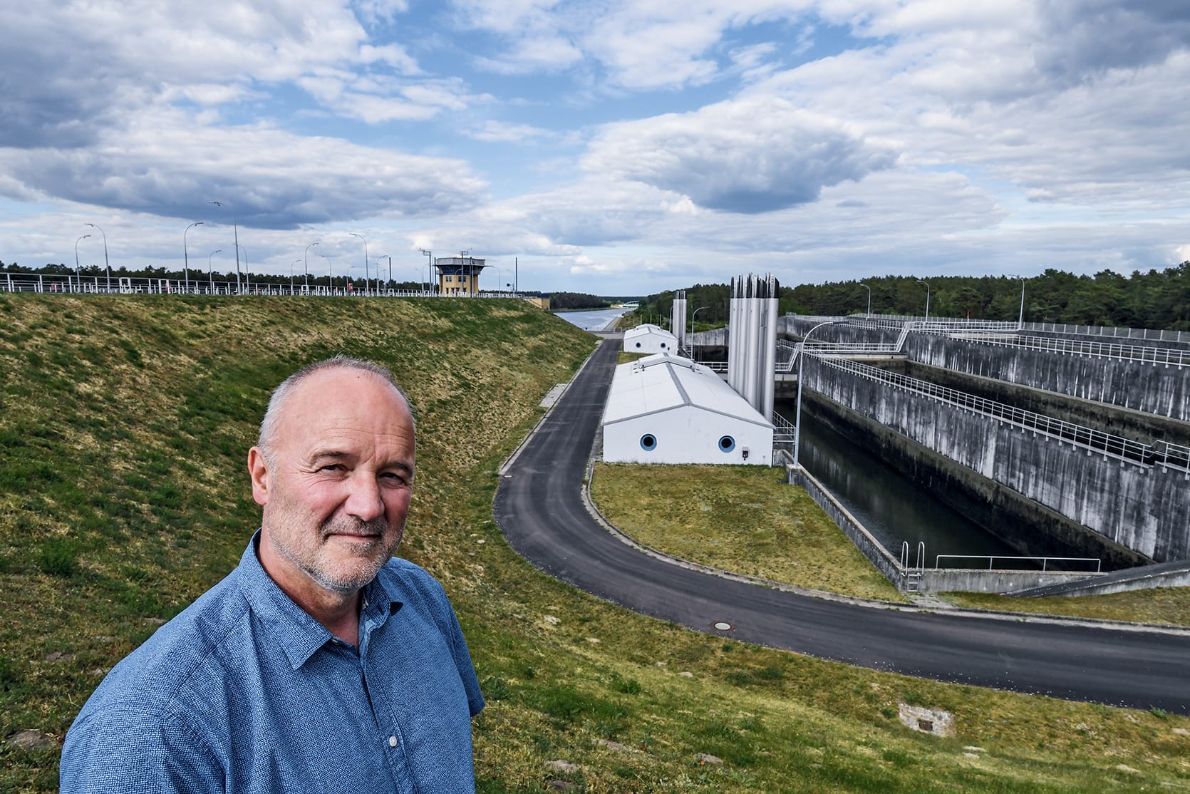 "Die größte Doppelschleuse Europas zu bauen war für meine Firma und mich ein imposantes Projekt", erzählt Michael Zimdahl, der als Projektleiter am Bau der Doppelschleuse Hohenwarthe beteiligt war.