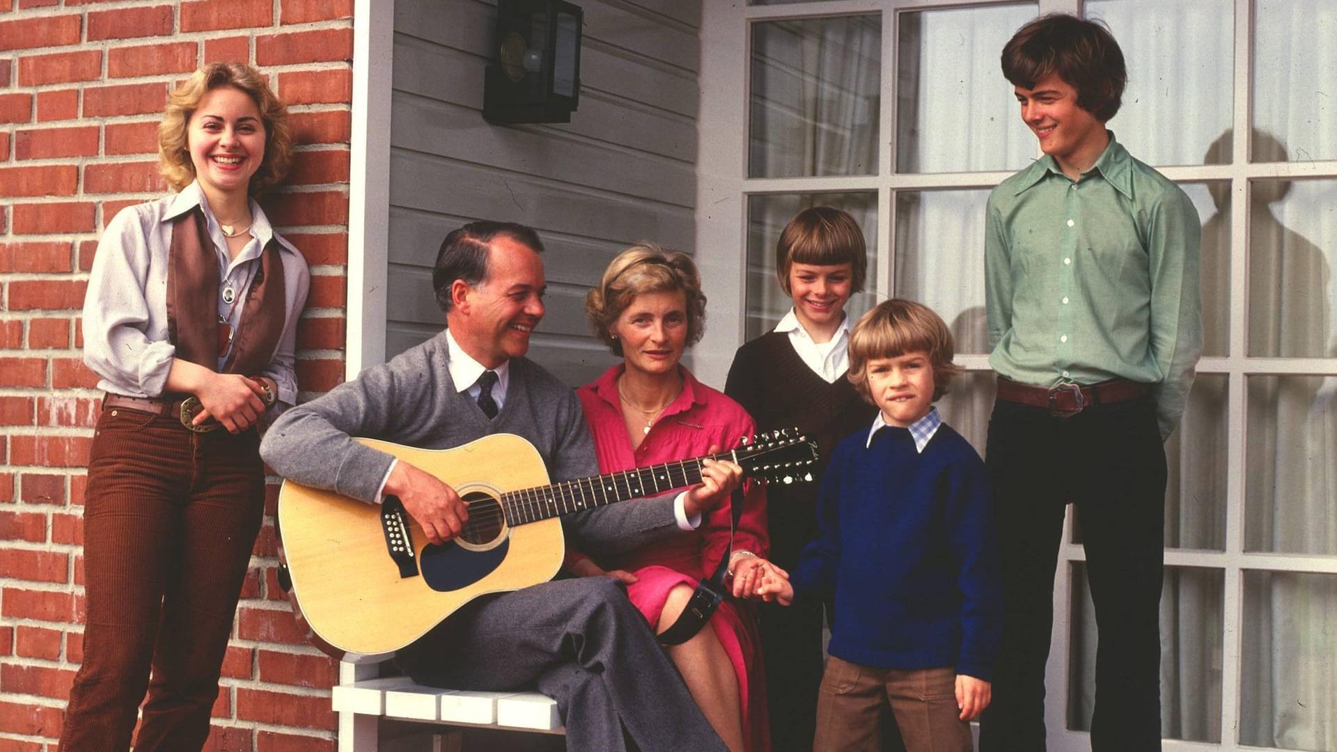 Ursula von der Leyen mit ihrer Familie: Das Foto wurde in den Siebzigern aufgenommen.