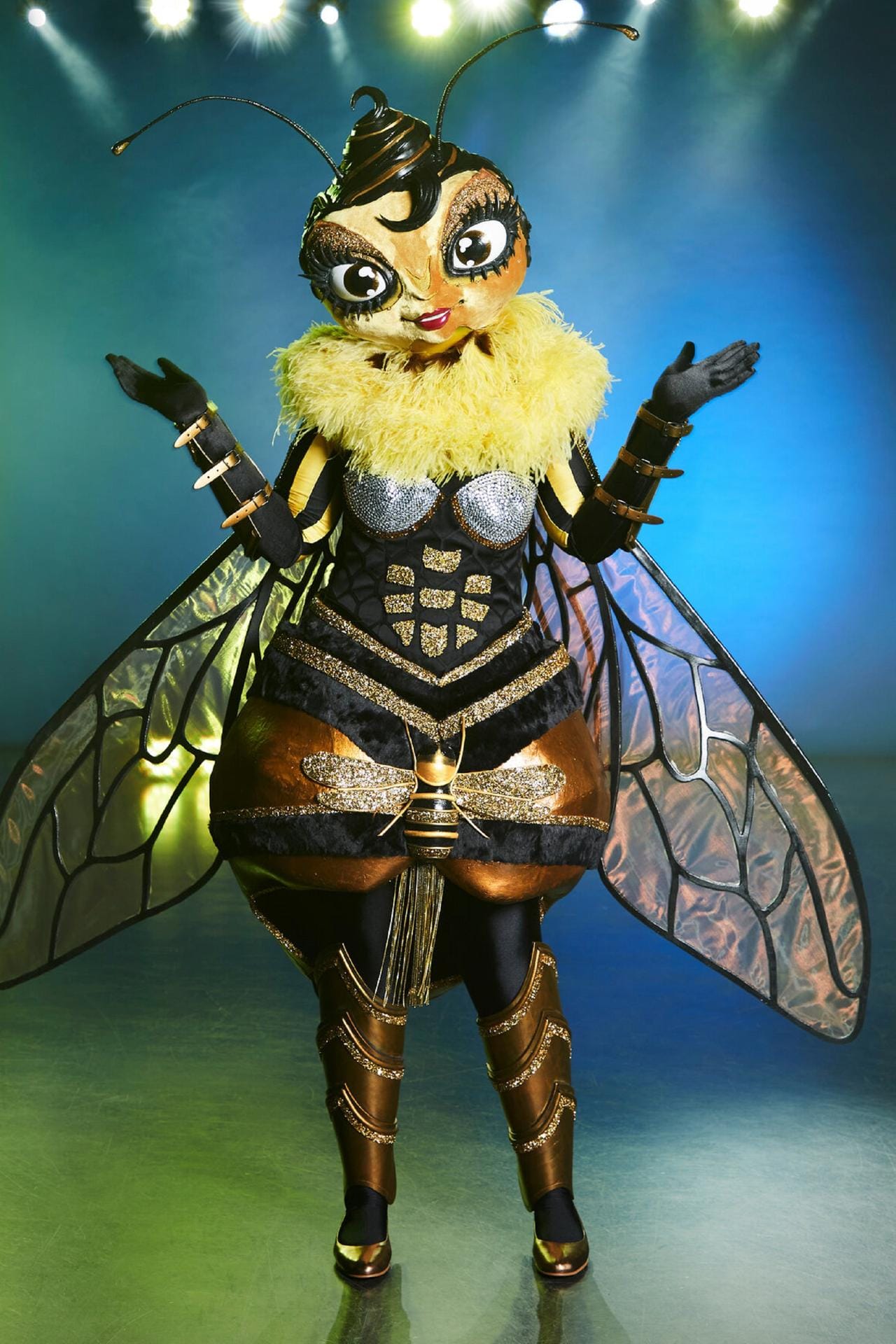 Die Biene: 500 Stunden hat das "The Masked Singer"-Kostüm in Anspruch genommen.