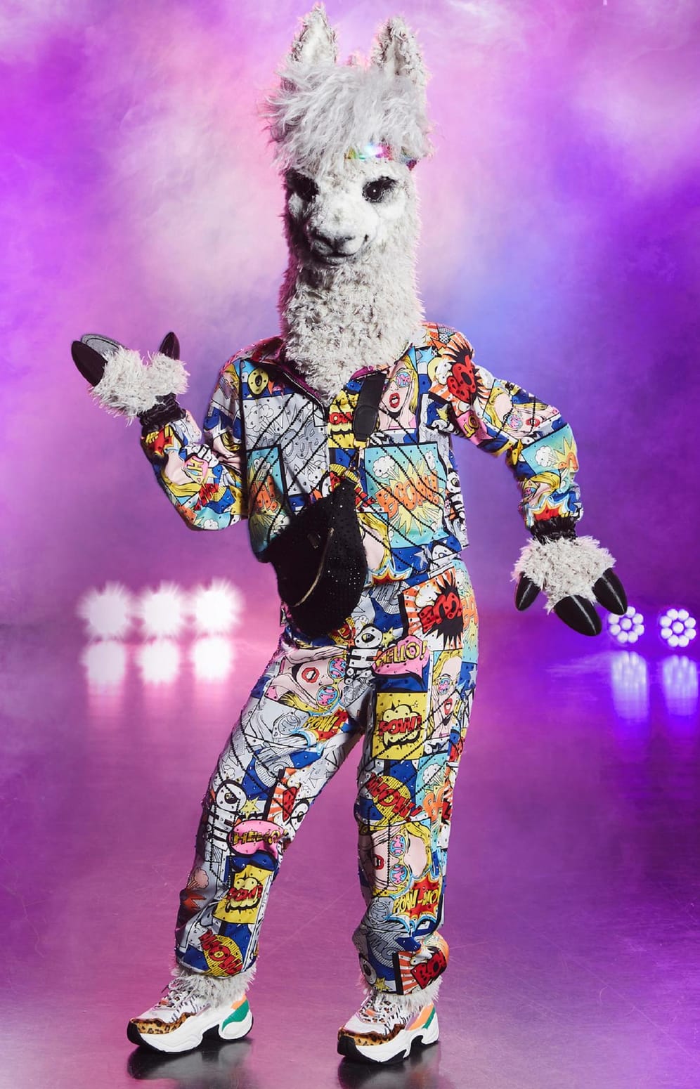 Das Alpaka: Der Star unter dem Kostüm hält gleich mehrere Outfits parat.