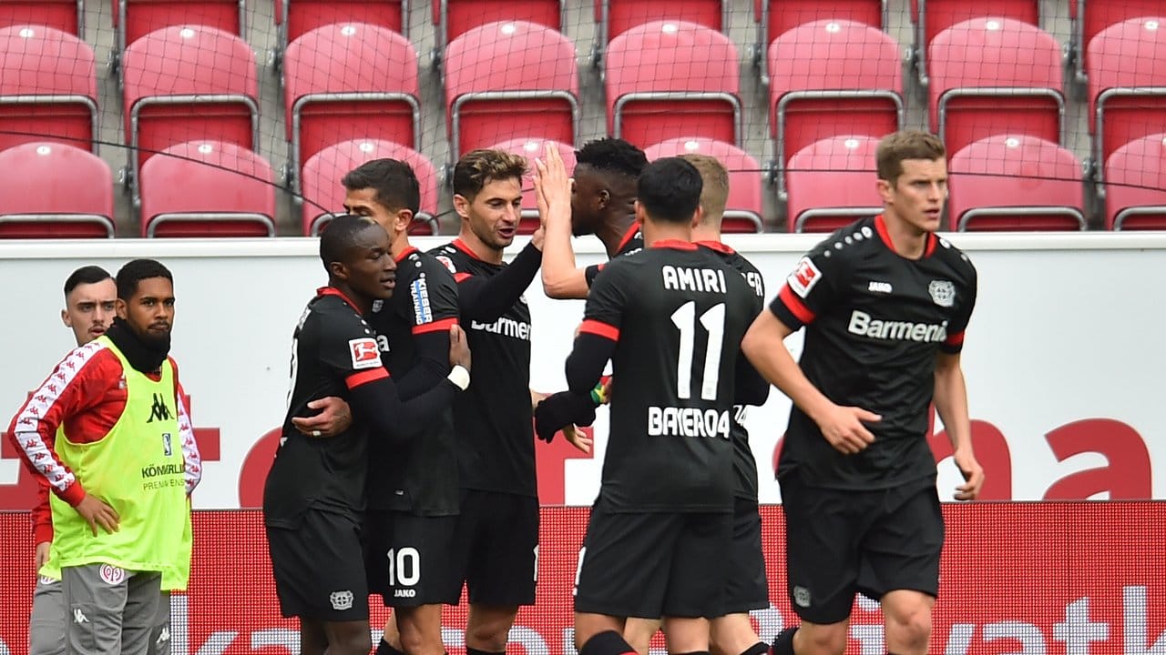 Bayer Leverkusen konnte sich knapp bei Mainz 05 durchsetzen.