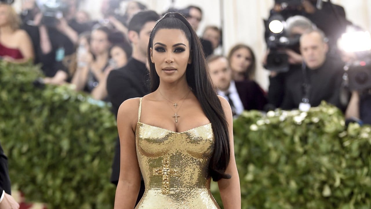 Kim Kardashian bei der "Met Gala" 2018. Kim Kardashian bei der "Met Gala" 2018.