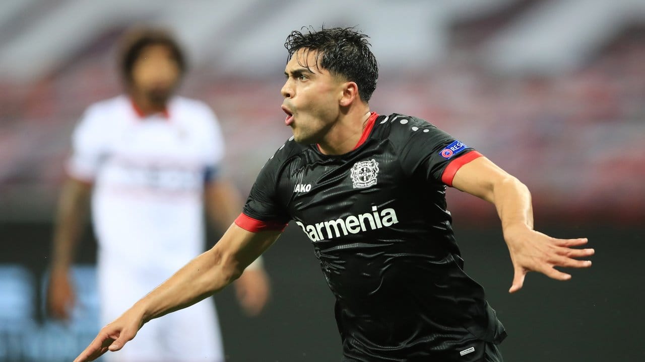 Nadiem Amiri brachte Bayer bereits früh in Führung.