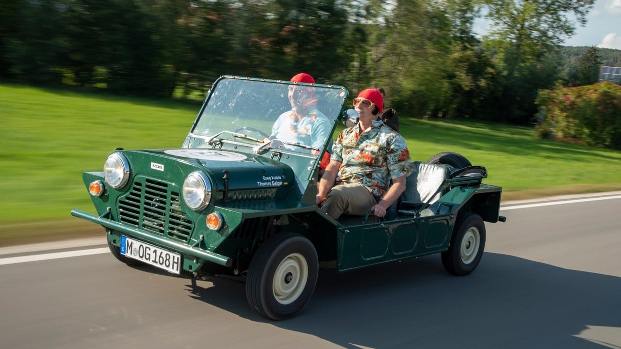 Ein Fall für zwei: Altes Blech und Spaß sind bei der Youngtimer-Rallye Creme 21 eine Einheit.