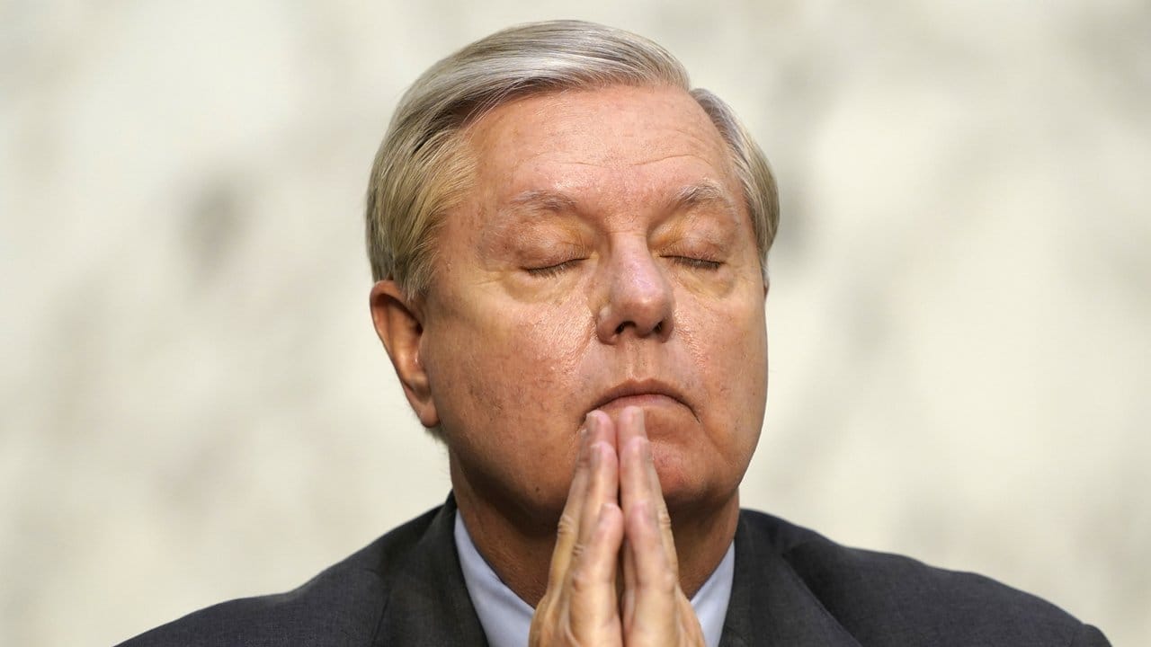 Senator Lindsey Graham kann seinen Sitz in South Carolina verteidigen. Senator Lindsey Graham kann seinen Sitz in South Carolina verteidigen.