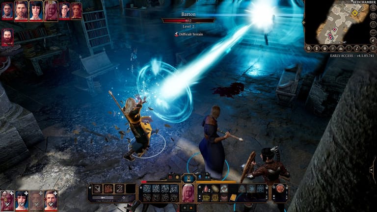 Magisches Feuerwerk: Natürlich wird im Fantasy-Rollenspiel "Baldur's Gate 3" auch ordentlich gezaubert.