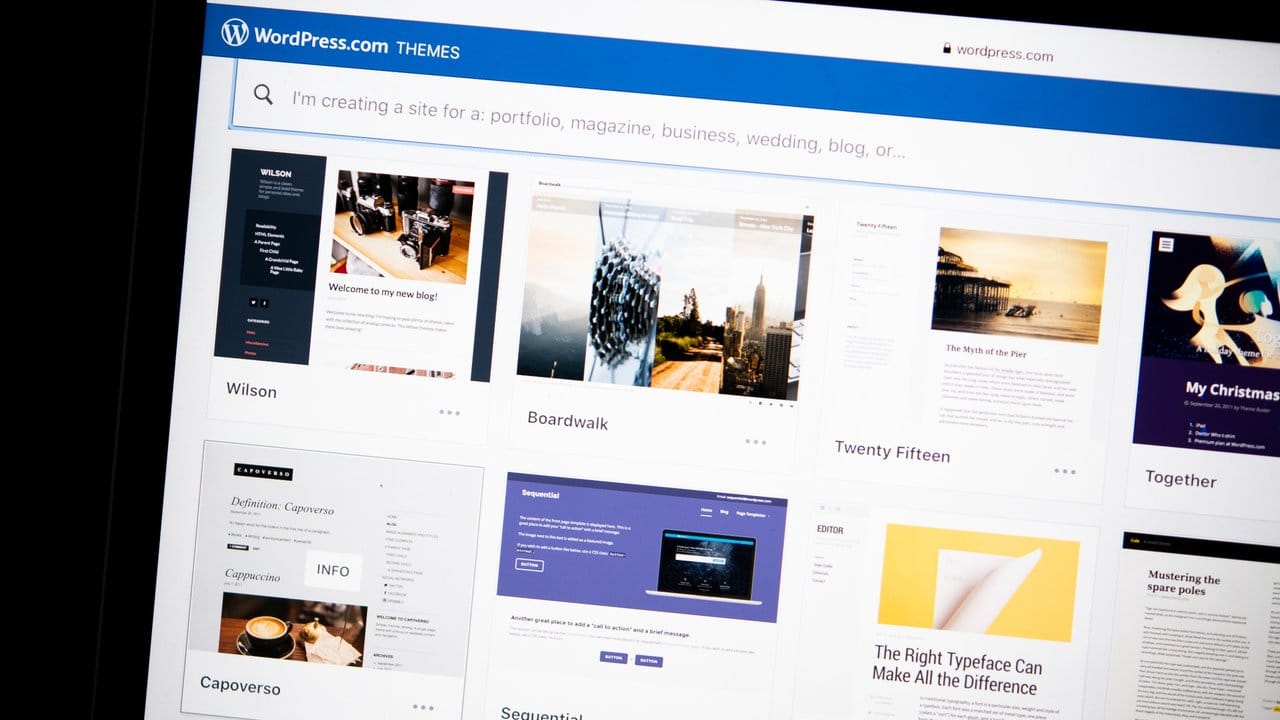 Für Wordpress gibt es zahllose kostenlose Themes. Für Wordpress gibt es zahllose kostenlose Themes.