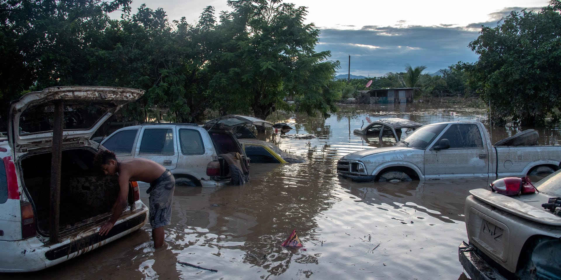 Überschwemmungen in Honduras: Dort kamen durch "Eta" mindestens 20 Menschen ums Leben.
