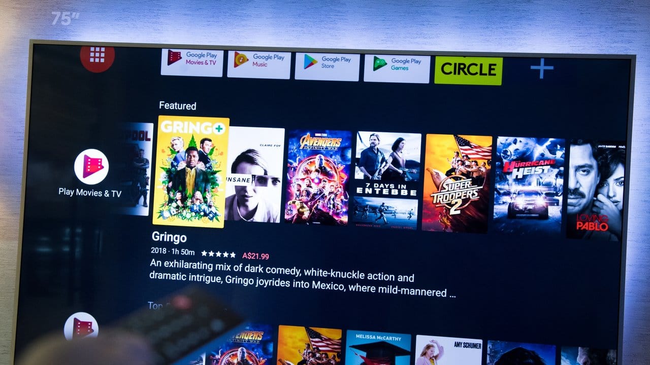 Schöne bunte Smart-TV-Welt. Schöne bunte Smart-TV-Welt.