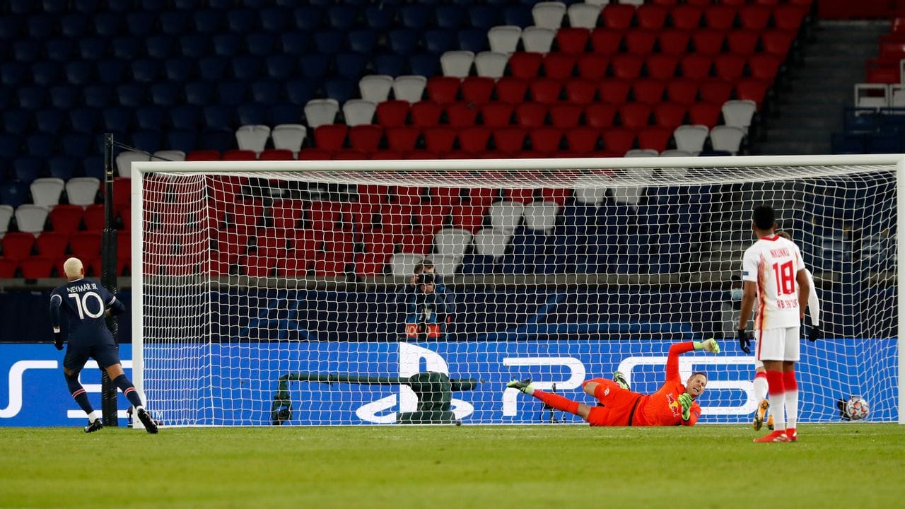 Neymar (l) schoss PSG im heimischen Prinzenpark letztlich zum Sieg. Neymar (l) schoss PSG im heimischen Prinzenpark letztlich zum Sieg.