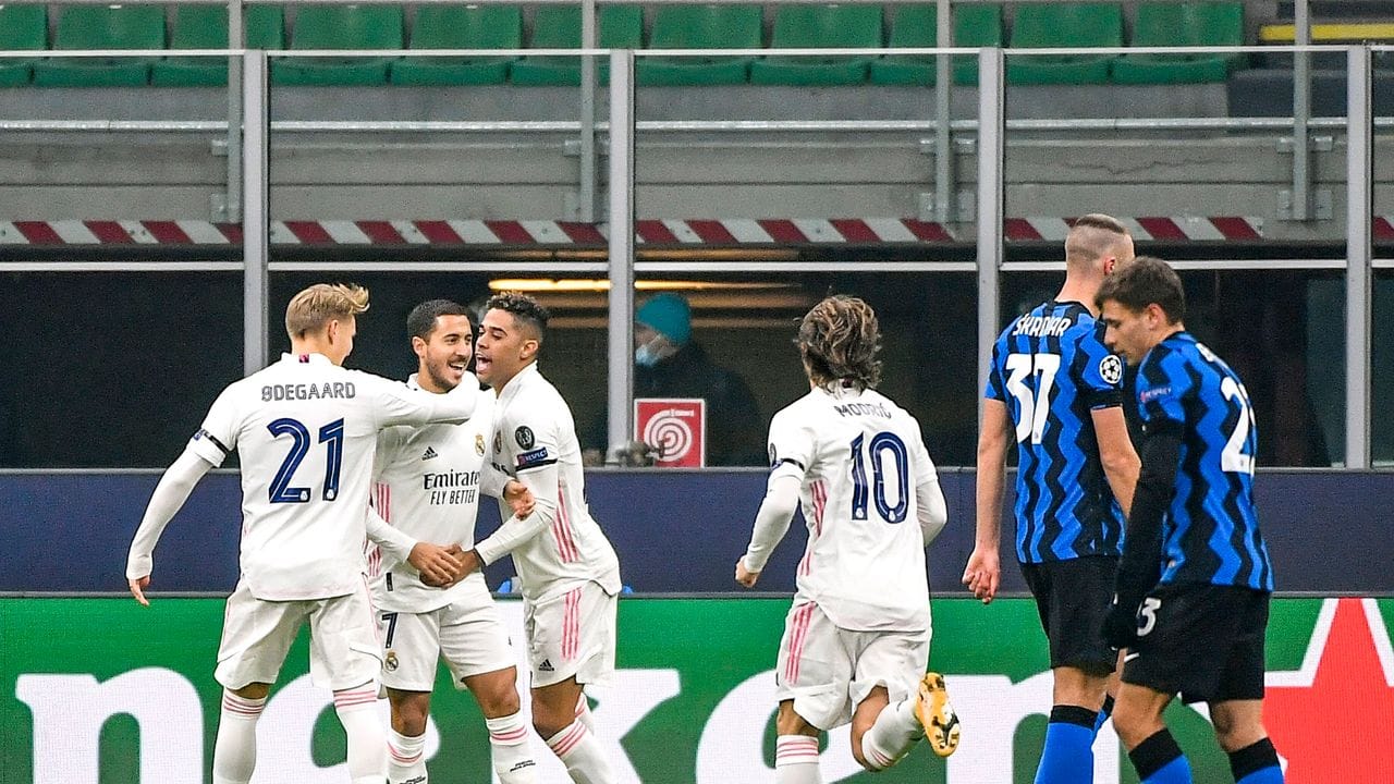 Real Madrid gewann auswärts bei Inter Mailand.