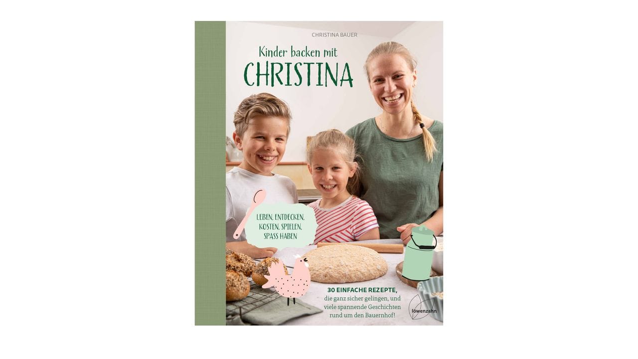 Christina Bauer: "Kinder backen mit Christina - 30 einfache Rezepte".