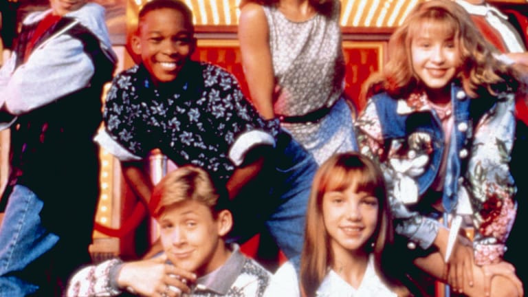 "The All New Mickey Mouse Club" Anfang der Neunziger: Nikki DeLoach, Justin Timberlake, Christina Aguilera, Britney Spears, Ryan Gosling, T.J. Fantini und Tate Lynche.