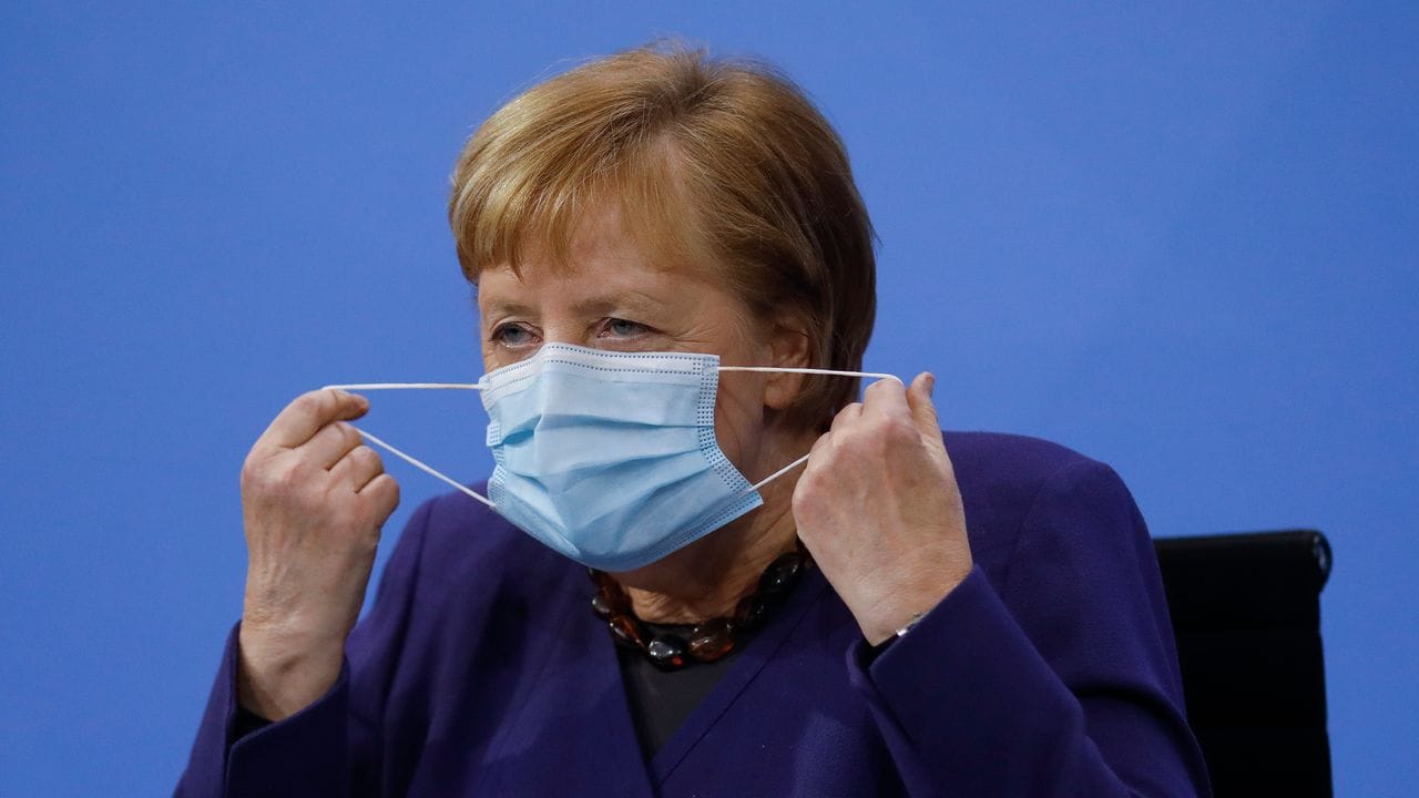 "Sehen Licht am Ende des Tunnels": Bundeskanzlerin Angela Merkel.