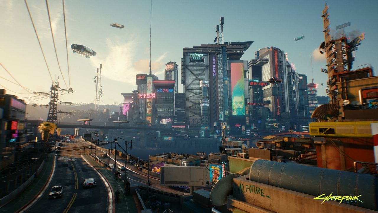 Die Metropole Night City ist der Schauplatz von "Cyberpunk 2077".