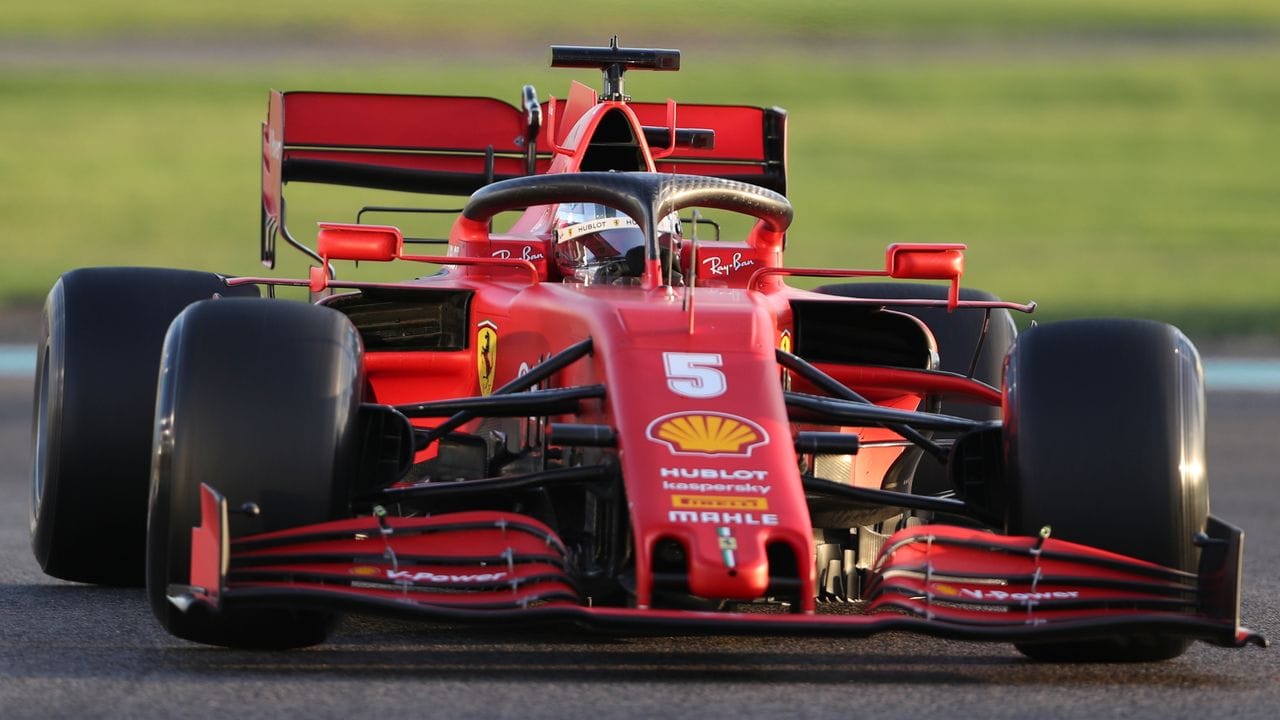 Fuhr sein letztes Jahr im Ferrari: Sebastian Vettel.