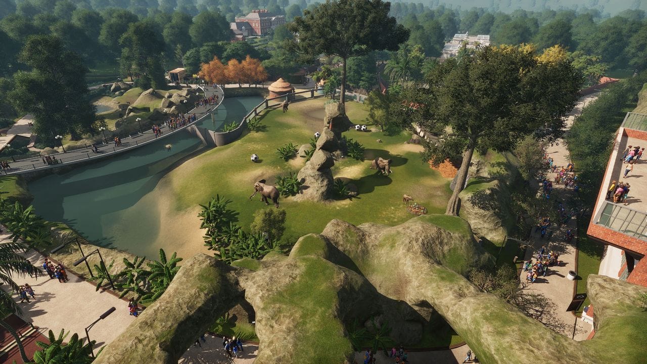 Tierpark der Träume: "Planet Zoo" lässt Spielerinnen und Spieler einen eigenen Zoo bauen.