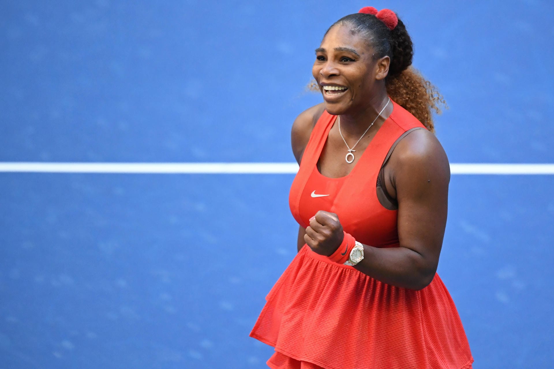 Serena Williams: "Wenn du es schaffst, ein Kind auf die Welt zu bringen, dann kannst du alles schaffen" Tennisspielerin Serena Williams nach Match im Viertelfinale der US Open gegen die Bulgarin Zwetana Pironkowa, die ebenfalls Mutter ist.