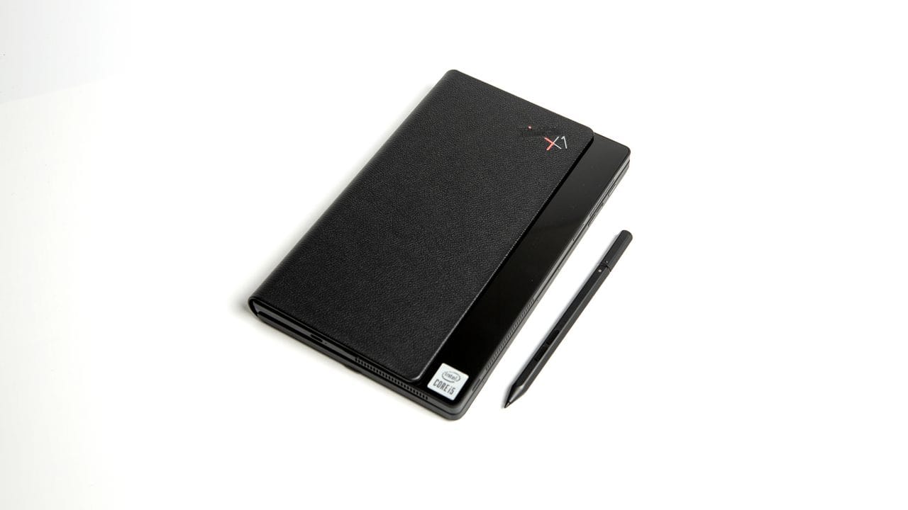 Notebook heißt schließlich Notizbuch: Das Lenovo Thinkpad X1 Fold.