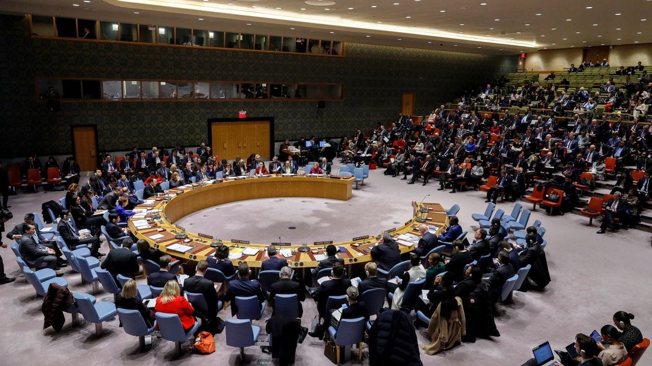 Der Sicherheitsrat der Vereinten Nationen (UN) in New York.