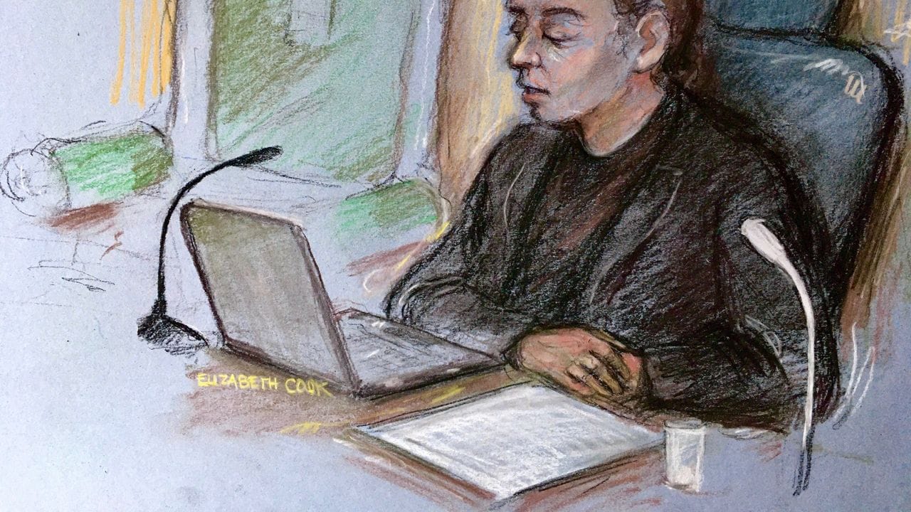 Die Gerichtszeichnung zeigt Richterin Vanessa Baraitser während der Urteilsverkündung. Die Gerichtszeichnung zeigt Richterin Vanessa Baraitser während der Urteilsverkündung.