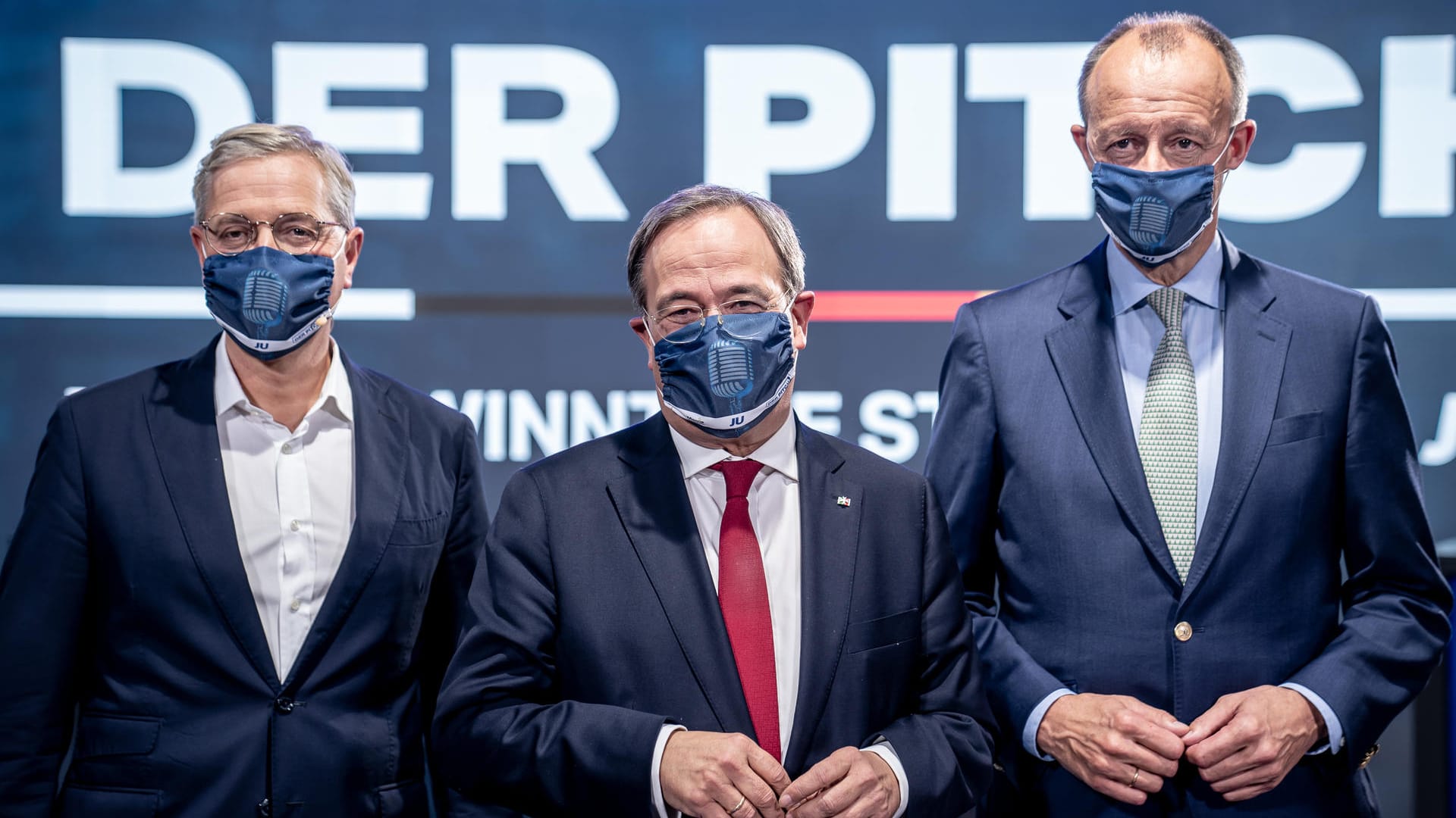 Am 16. Januar ist es so weit – die CDU entscheidet darüber, wer künftig als Vorsitzender an der Spitze der Partei stehen soll. Zur Wahl stehen Norbert Röttgen (l), Armin Laschet und Friedrich Merz (r). Sie alle haben schon Unterstützer für sich gewonnen. Doch wer unterstützt wen?