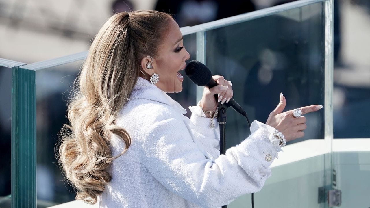 Trat auch bei Bidens Amtseinführung auf: Sängerin Jennifer Lopez.