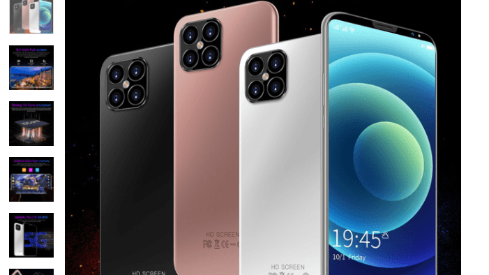 Die Klassiker unter den Wish-Produkten sind scheinbare Technik-Schnäppchen – so wie dieses Angebot, das dem neusten iPhone-Modell verblüffend ähnlich sieht. Doch bei einem Preis von 62 Euro sollte man lieber die Finger davon lassen.