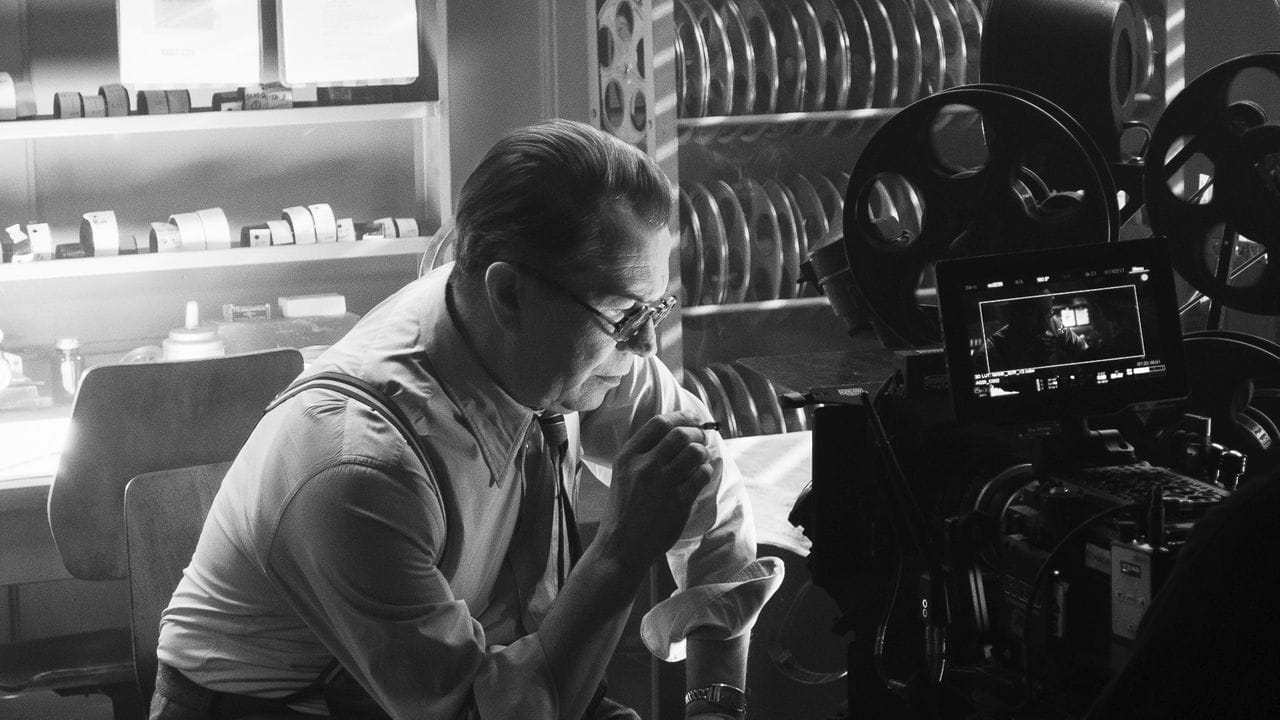 Er hat das Drehbuch zu "Citizen Kane" geschrieben: Gary Oldman als Herman J. Er hat das Drehbuch zu "Citizen Kane" geschrieben: Gary Oldman als Herman J.