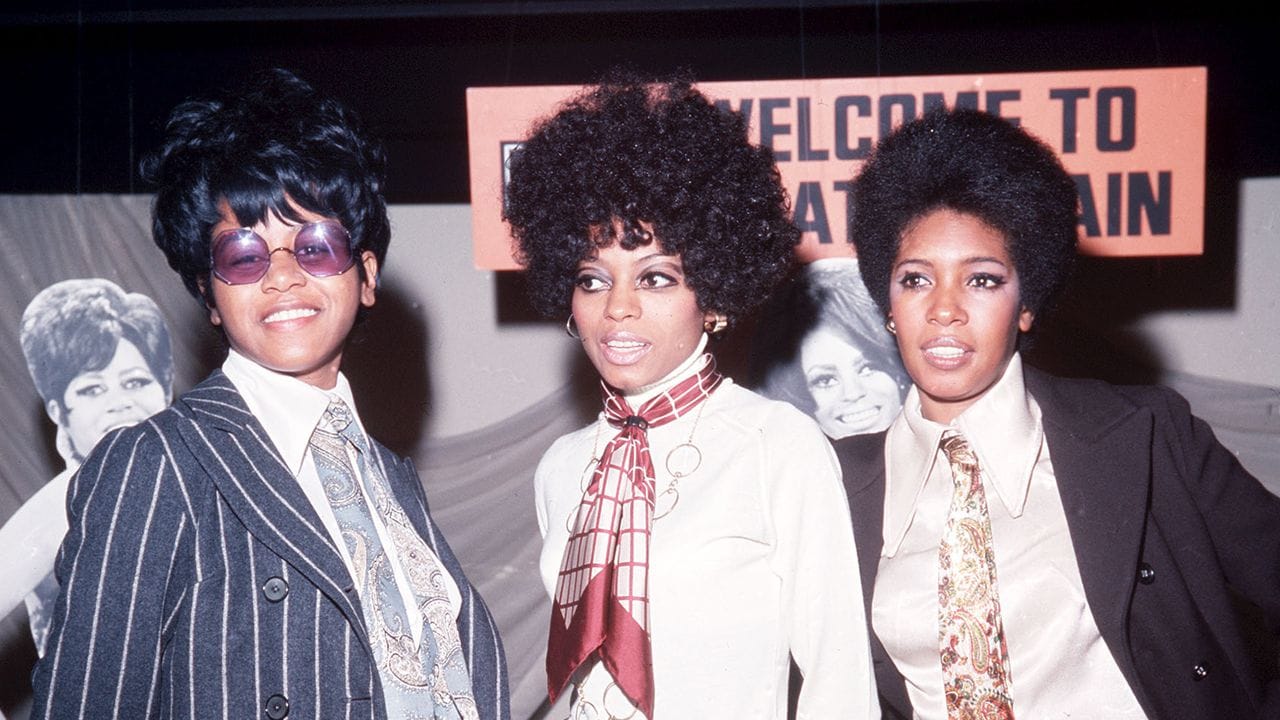 Cindy Birdsong (l-r), Diana Ross und Mary Wilson 1968 in London. Cindy Birdsong (l-r), Diana Ross und Mary Wilson 1968 in London.