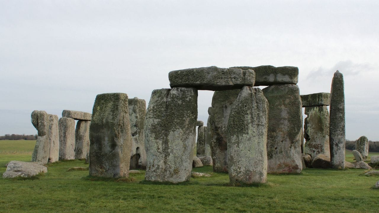 Die Kultstätte Stonehenge. Die Kultstätte Stonehenge.