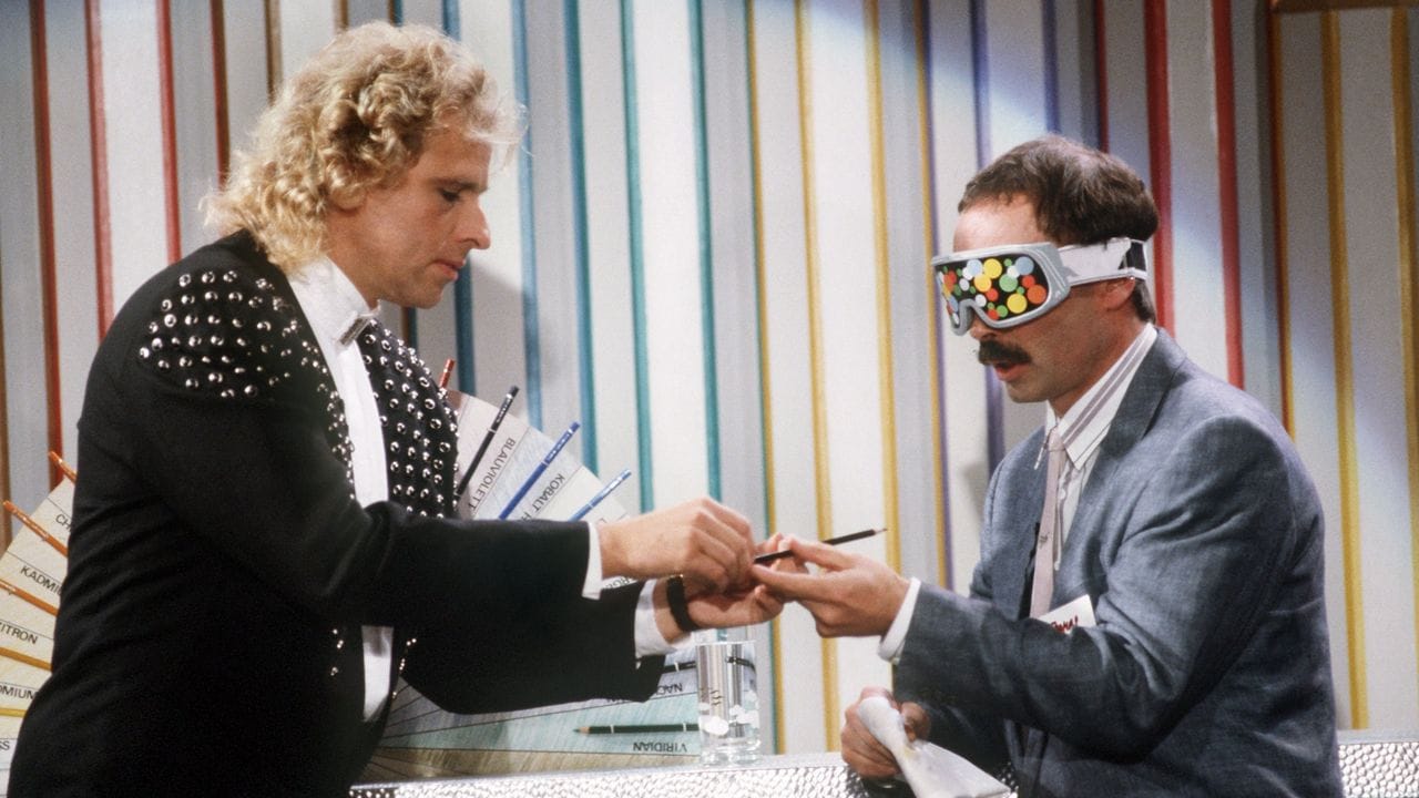 Legendärer Skandal: Thomas Gottschalk, Bernd Fritz und die Buntstift-Wette.