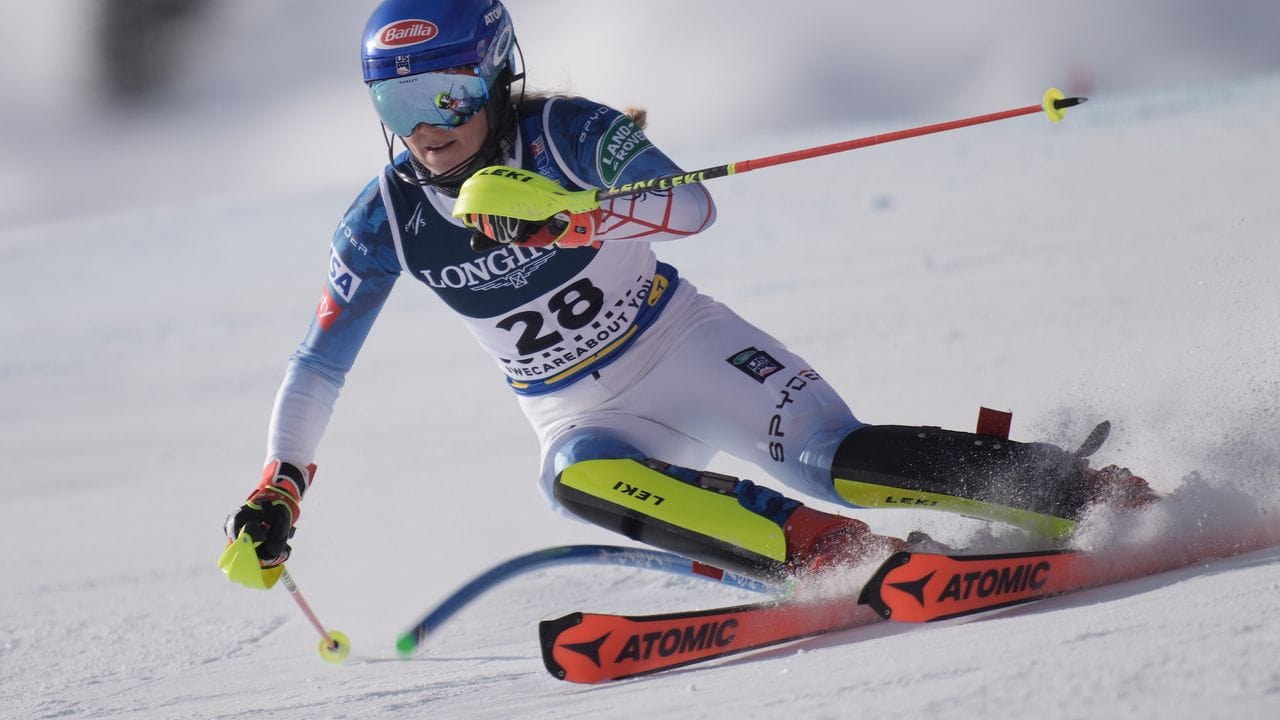 Mikaela Shiffrin wurde Weltmeisterin in der alpinen Kombination.