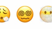 Neu sind ein Emoji-Gesicht, das von Wolken umgeben ist, ein Gesicht mit spiralförmigen Augen und ein Gesicht, das ausatmet. Zudem können Nutzer nun zwei neue Herz-Emojis verwenden: Ein Herz in Flammen und ein Herz mit Verband.