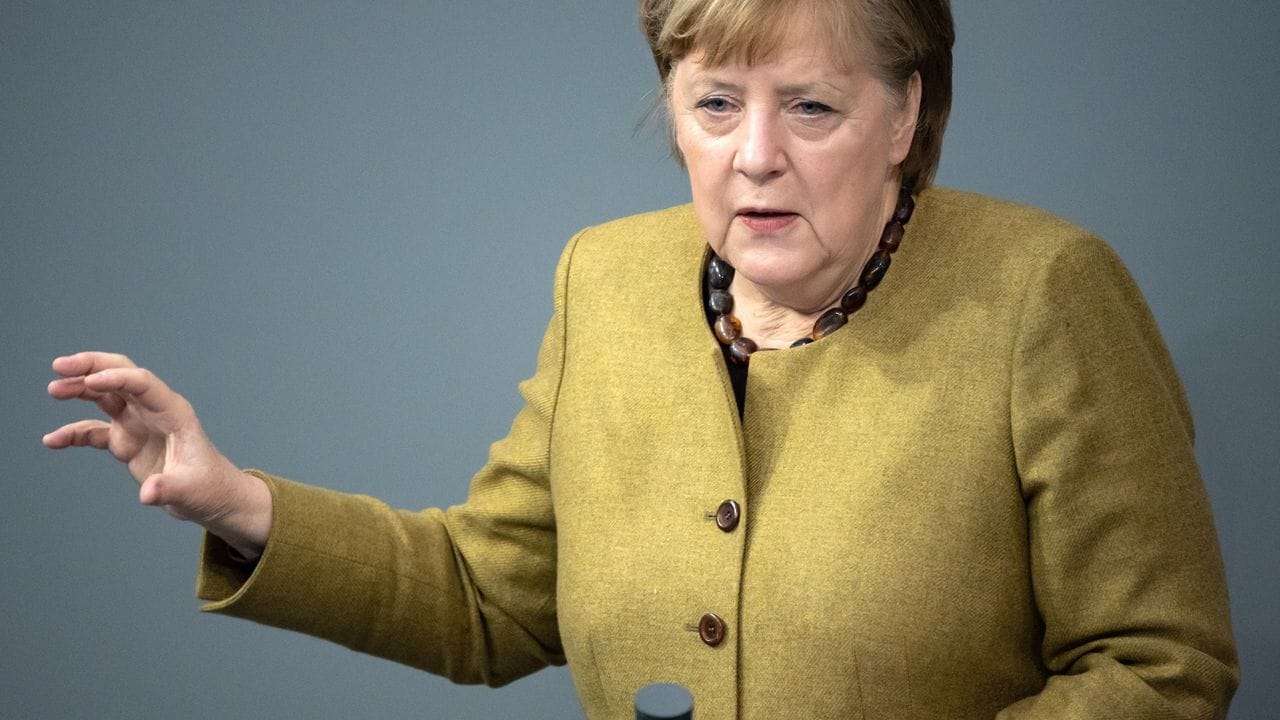 Bundeskanzlerin Angela Merkel informierte in einer Online-Konferenz über die wohnungspolitische Bilanz der großen Koalition.