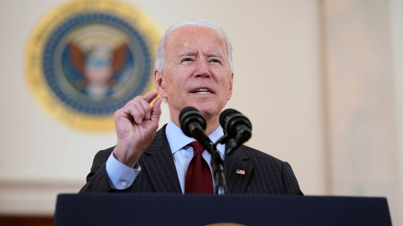 US-Präsident Joe Biden gedenkt mit einer Ansprache der rund 500.