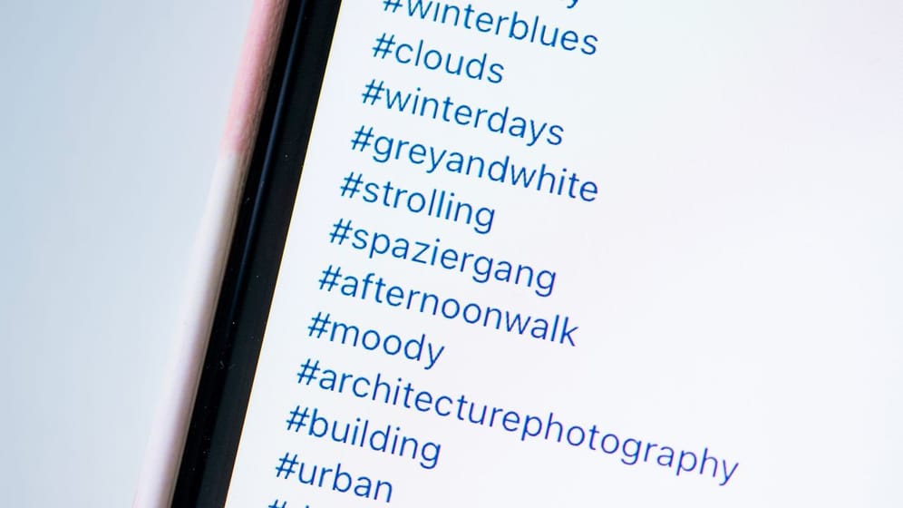 Ohne Hasthtags läuft nichts auf Instagram.