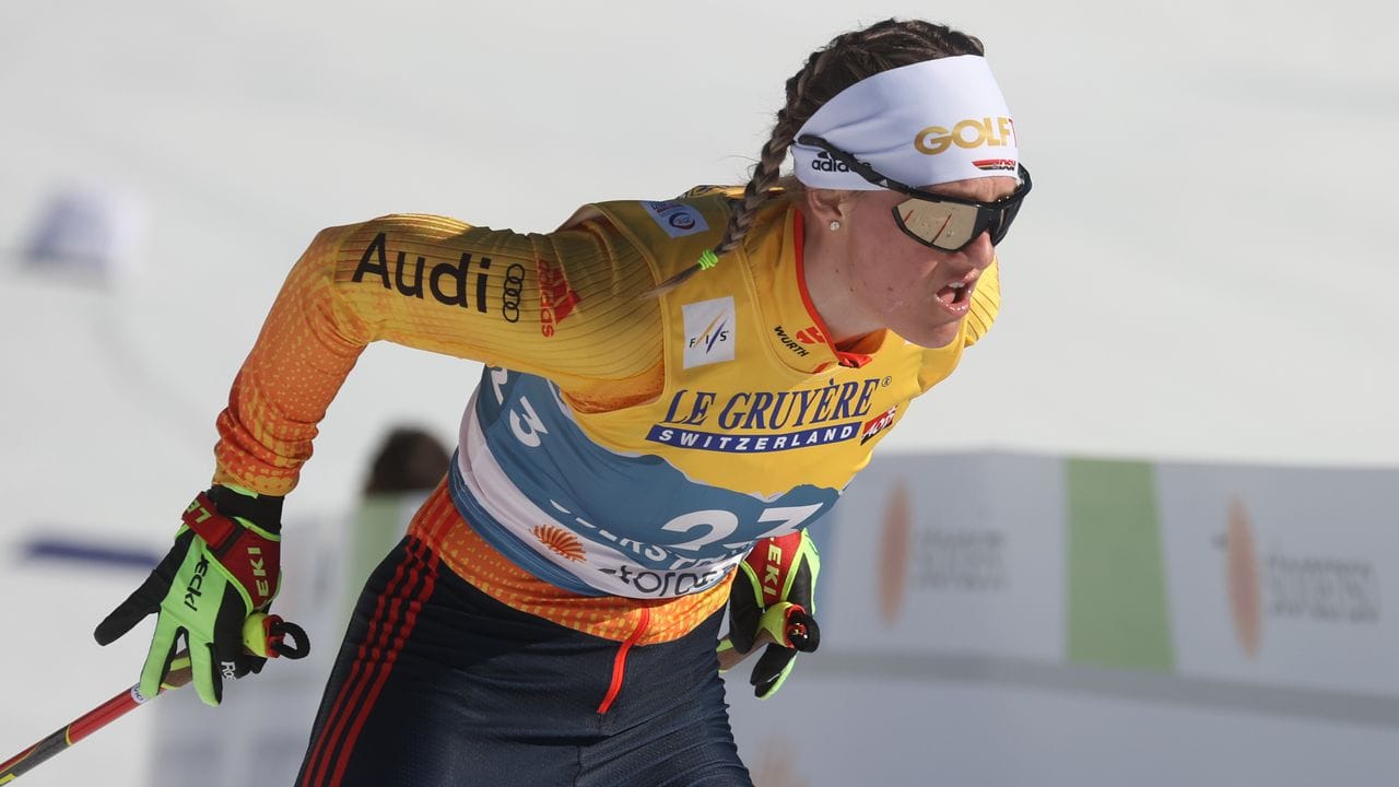 Victoria Carl belegt als beste Deutsche über zehn Kilometer im Freistil Rang 14.