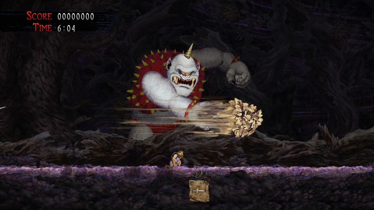 Achtung, ein Oger greift an in "Ghost n’ Goblins Resurrection". Achtung, ein Oger greift an in "Ghost n’ Goblins Resurrection".