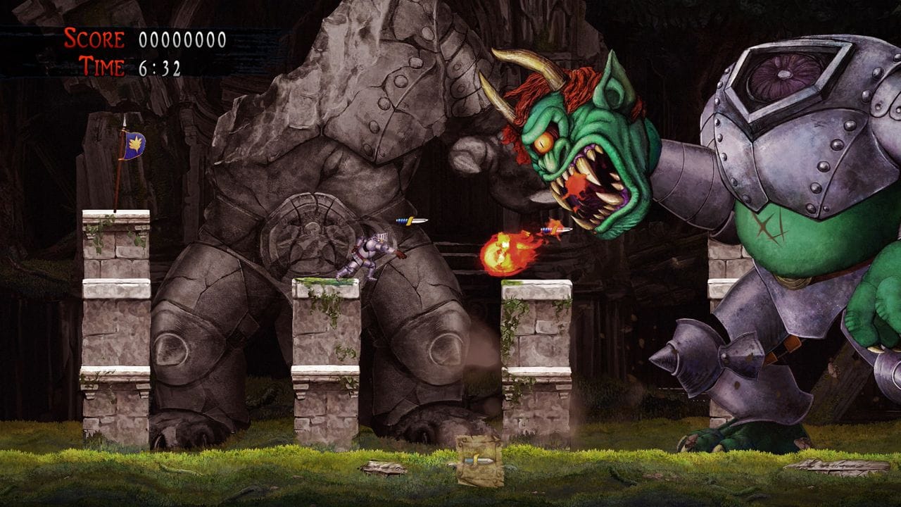 Ist es schon der Satan höchstpersönlich? - Spielszene aus "Ghost n’ Goblins Resurrection". Ist es schon der Satan höchstpersönlich? - Spielszene aus "Ghost n’ Goblins Resurrection".