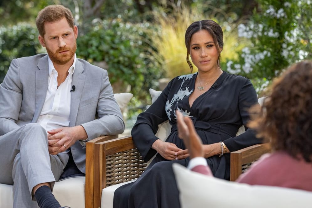 Prinz Harry und Herzogin Meghan sprechen mit Oprah Winfrey über das Leben am britischen Königshaus.