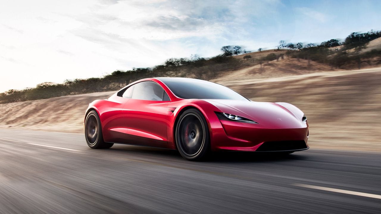 Schnell wie der Blitz: Fast, aber fast unfassbare 400 km/h soll der elektrische Tesla Roadster schon schnell sein.