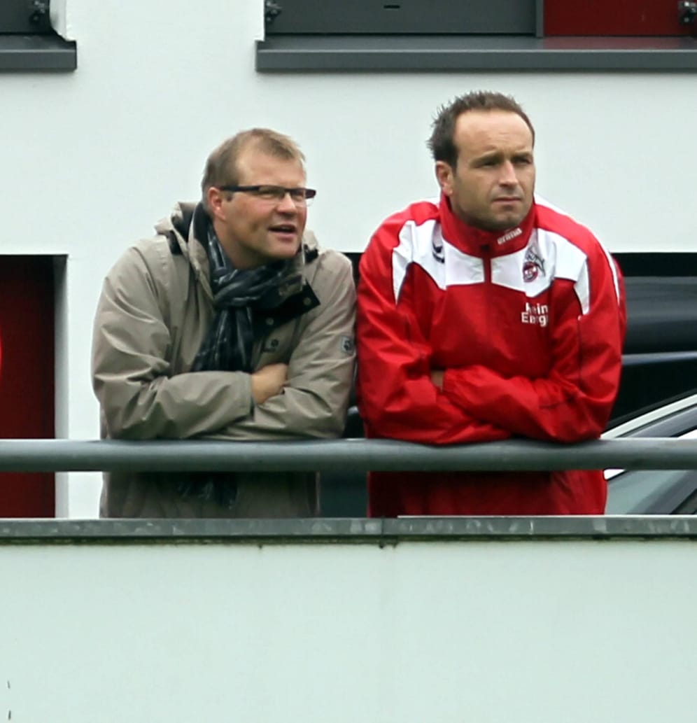 Frank Schaefer (links mit Dirk Lottner), übernahm zweitweise von April bis Juni 2012.