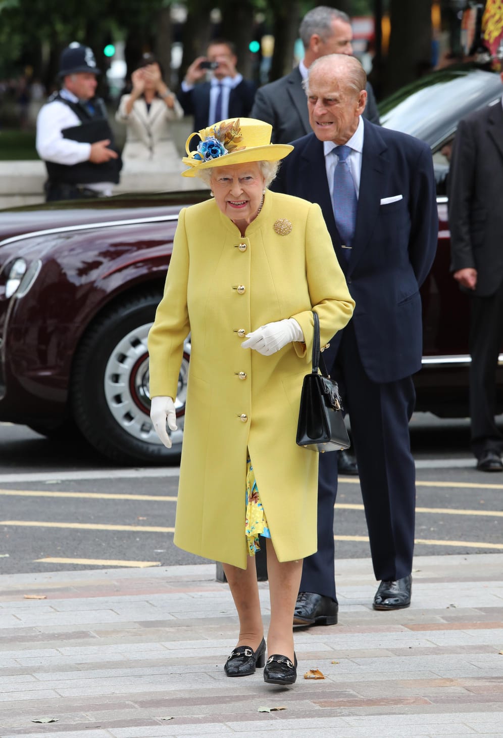 Die Queen und Prinz Philip bei einem Termin 2017: Auch nach 70 Ehejahren folgte er seiner Frau noch auf Schritt und Tritt.