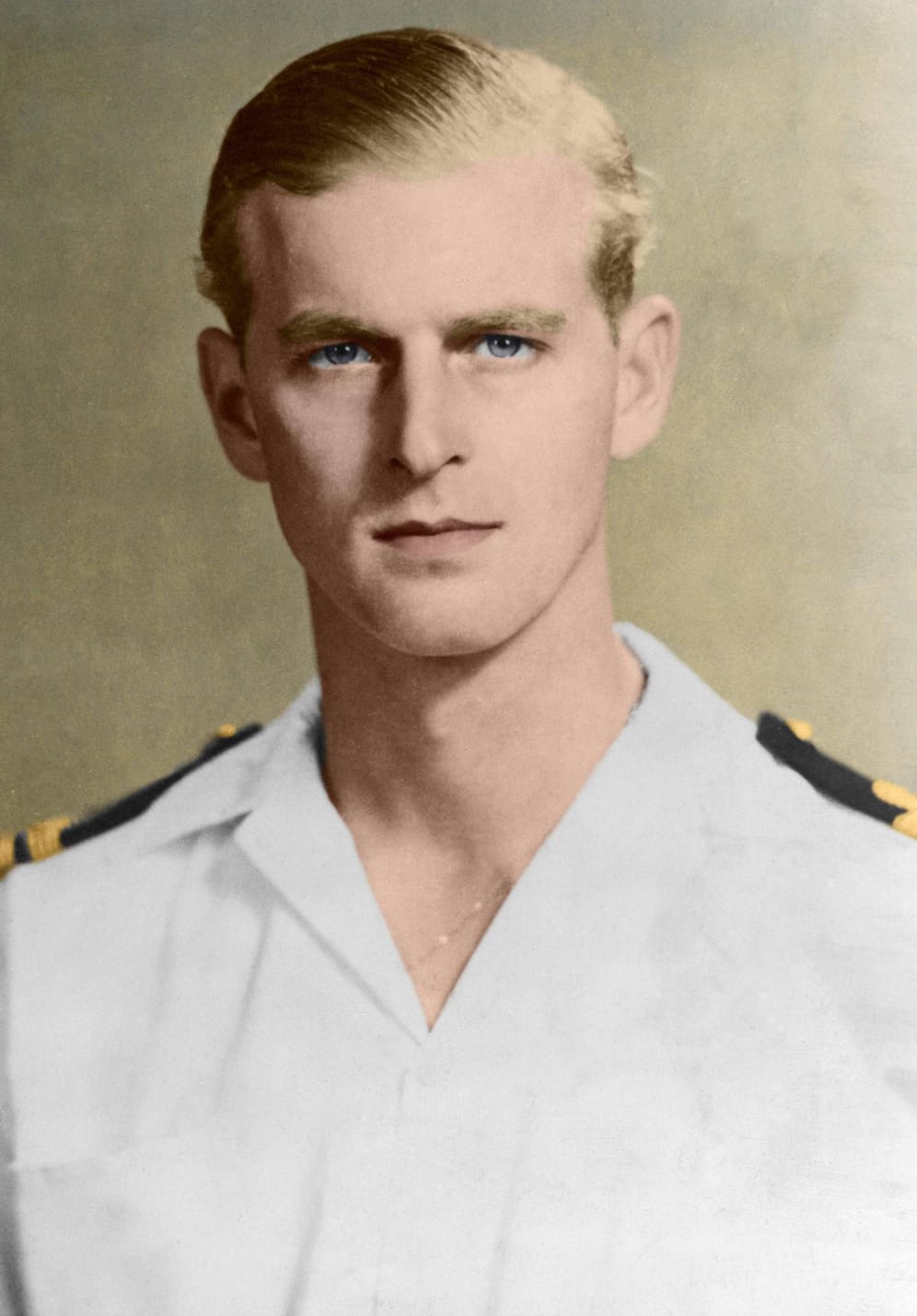 Porträt eines Royal-Navy-Offiziers: Prinz Philip im Jahr 1951.