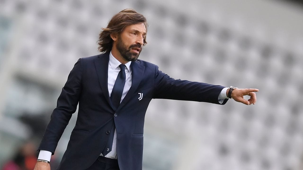 Juve-Trainer Andrea Pirlo musste sich mit seiner Mannschaft Atalanta Bergamo mit 0:1 geschlagen geben.