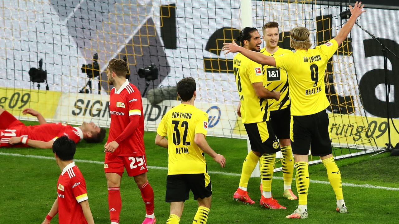 Borussia Dortmund gewann daheim gegen Union Berlin.