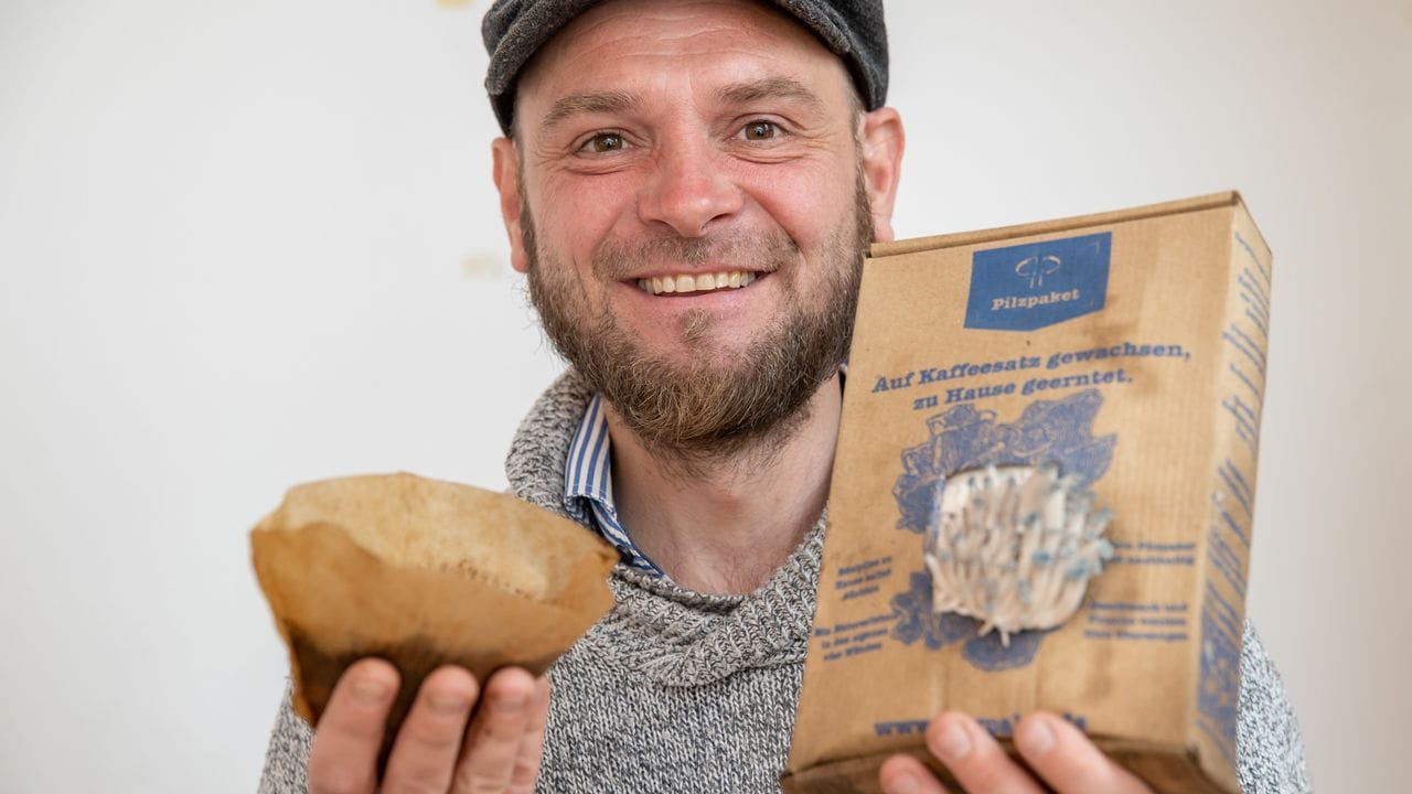 Ralph Haydl verkauft seit einigen Jahren Pilzzuchtsets, mit denen man Zuhause verschiedene Austernseitlinge, gelbe Zitronen- oder rosafarbene Rosenseitlinge heranziehen kann. Ralph Haydl verkauft seit einigen Jahren Pilzzuchtsets, mit denen man Zuhause verschiedene Austernseitlinge, gelbe Zitronen- oder rosafarbene Rosenseitlinge heranziehen kann.