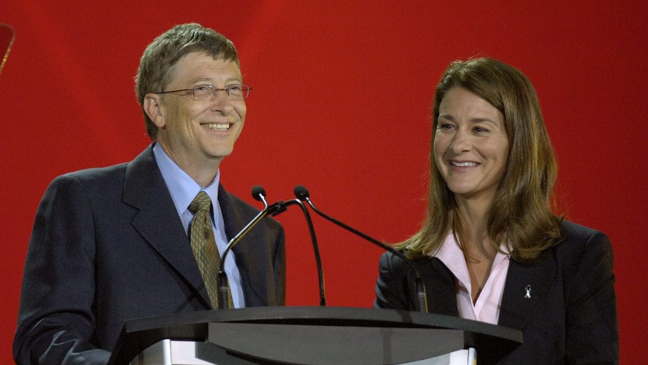 Bill (l) und Melinda Gates lassen sich scheiden. Bill (l) und Melinda Gates lassen sich scheiden.
